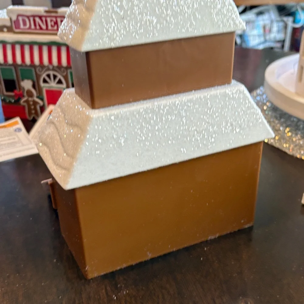 Festive Target Holiday Village Set with Red Target Store